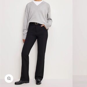 Good American Soft Stretch Ponte Straight Trousers